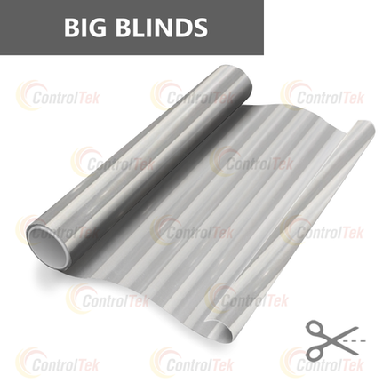 Пленка для окон декоративная BIG BLINDS ControlTek, на отрез (ширина рулона 1,524 м.)