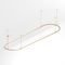 Основание ART-APRIORI-OVAL-ROD-800-4000x1000 (GD) Arlight 054531