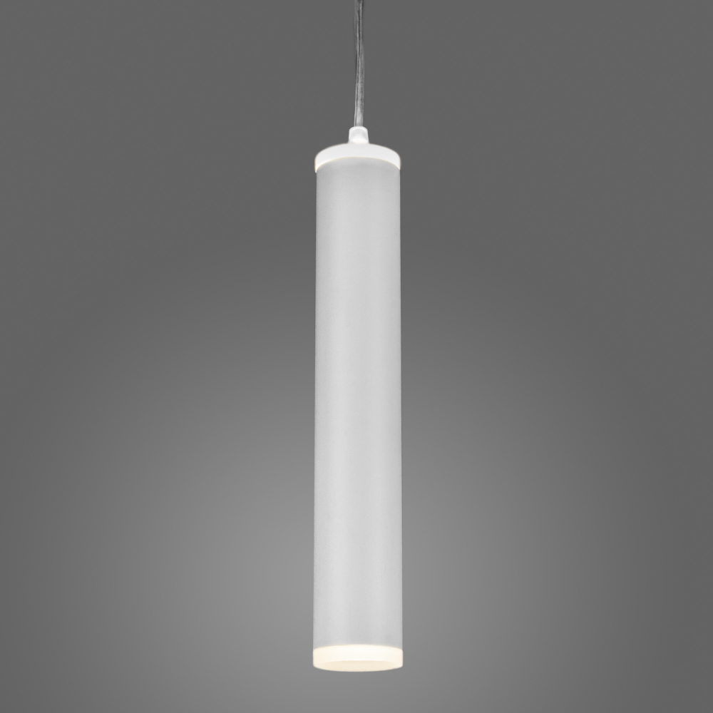 Подвесной светодиодный светильник DLR035 12W 4200K белый матовый