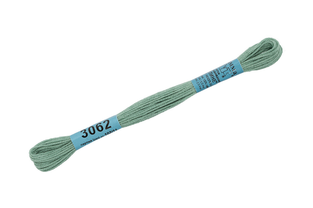 Мулине "Gamma", 100% хлопок, 8 м, №3062