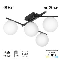 Citilux DORSY CL223142 LED Люстра поворотная Чёрная