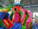 Коммерческий надувной батут "Звериный фестиваль" 19*10*8,5 м