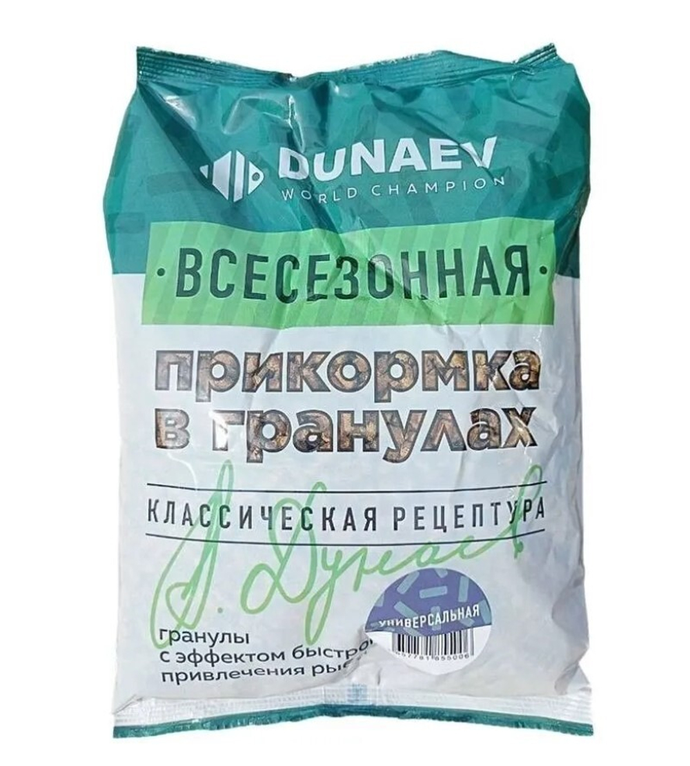 Прикормка всесезонная  DUNAEV гранулы Универсальная Анис 0.75 кг