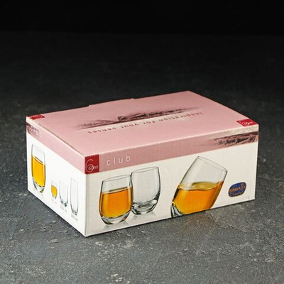 Набор стопок Bohemia Crystal «Клаб», 60 мл, 6 шт.