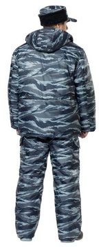 Костюм зимний "Охрана"полукомбинезон (КМФ город)
