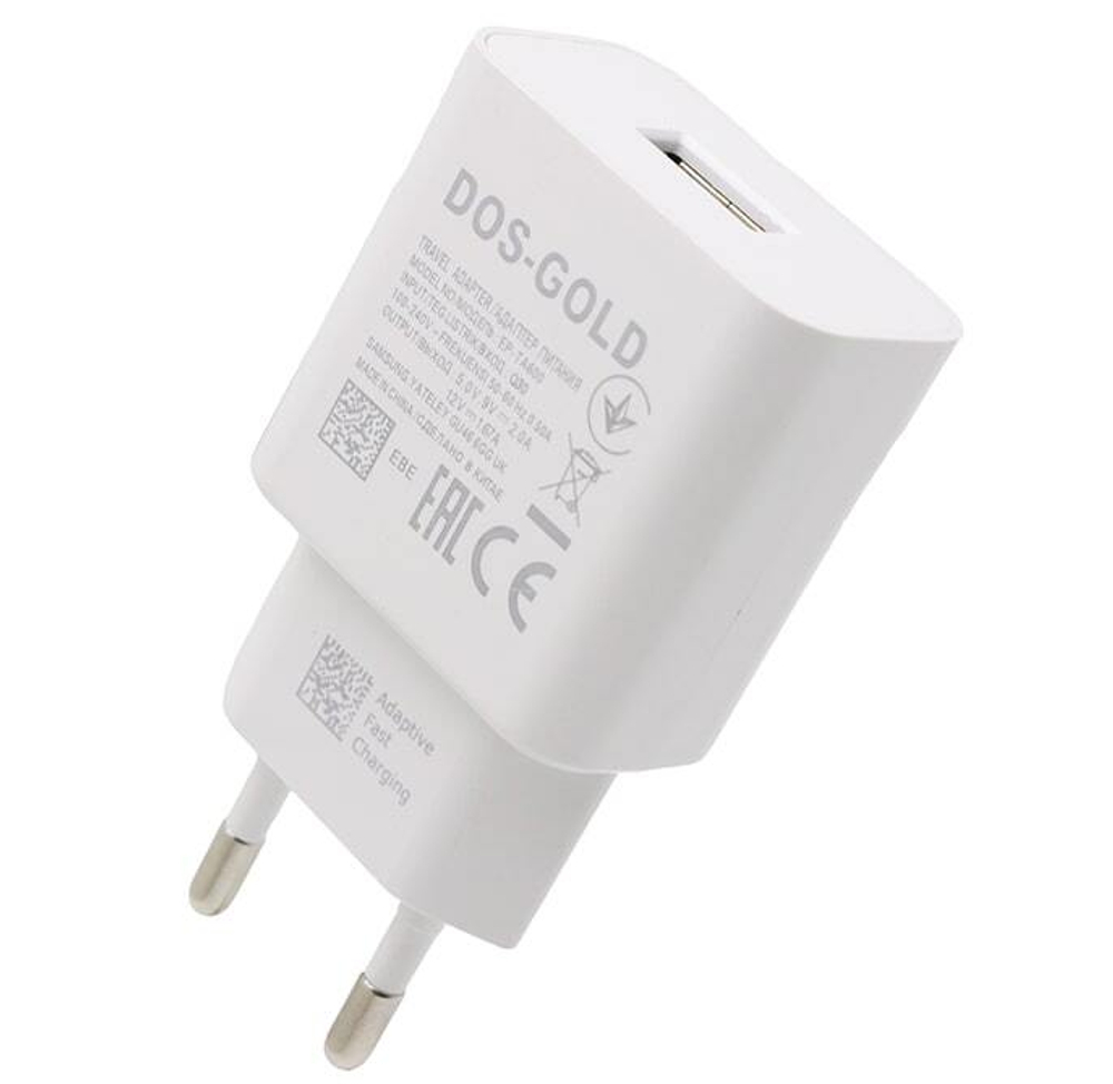 Сетевой адаптер питания Dos-Gold Sams EP-TA600 1USB (белый)