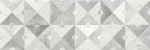 Настенная плитка ALMA Ceramica TWA11MAS017 Mars 60x20 белая / серая матовая под геометрию