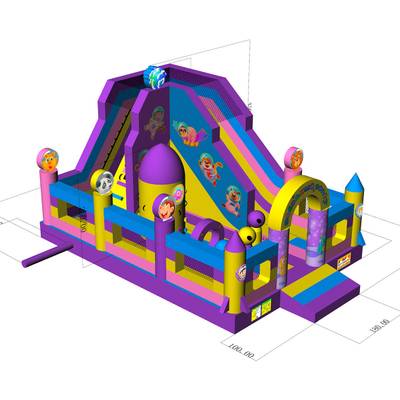 Коммерческий надувной батут «Звездный полет», 7*5*4.5 м