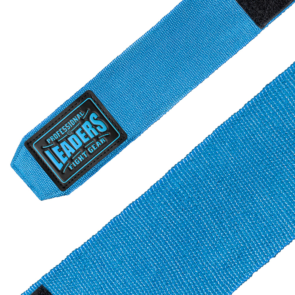 Бинты боксерские Leaders PRO голубые 4.5 м.