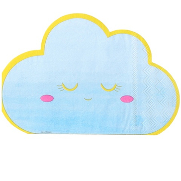 Салфетки «Детские грезы. Облако» в голубом цвете, 33 см, 6 шт