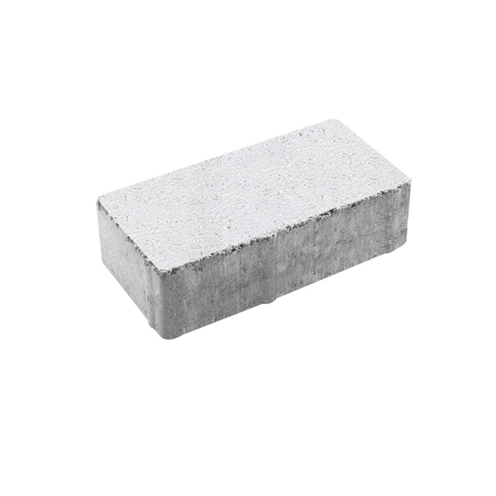 Тротуарная плитка ПРЯМОУГОЛЬНИК 200x100 мм - Стоунмикс Белый