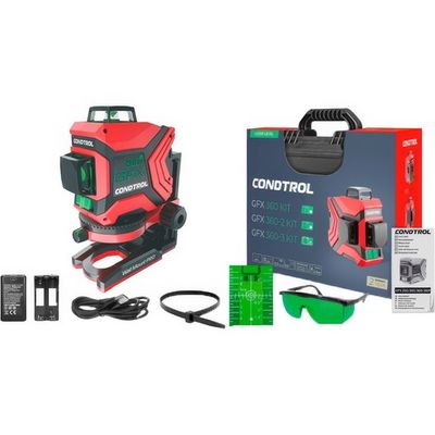 Лазерный уровень CONDTROL GFX 360-2 Kit   1-2-403