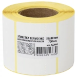Термоэтикетки ЭКО, 58х40 мм, 700 этикеток в ролике