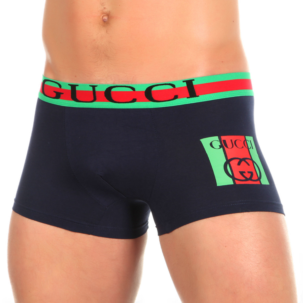 Мужские трусы хипсы темно-синие Gucci