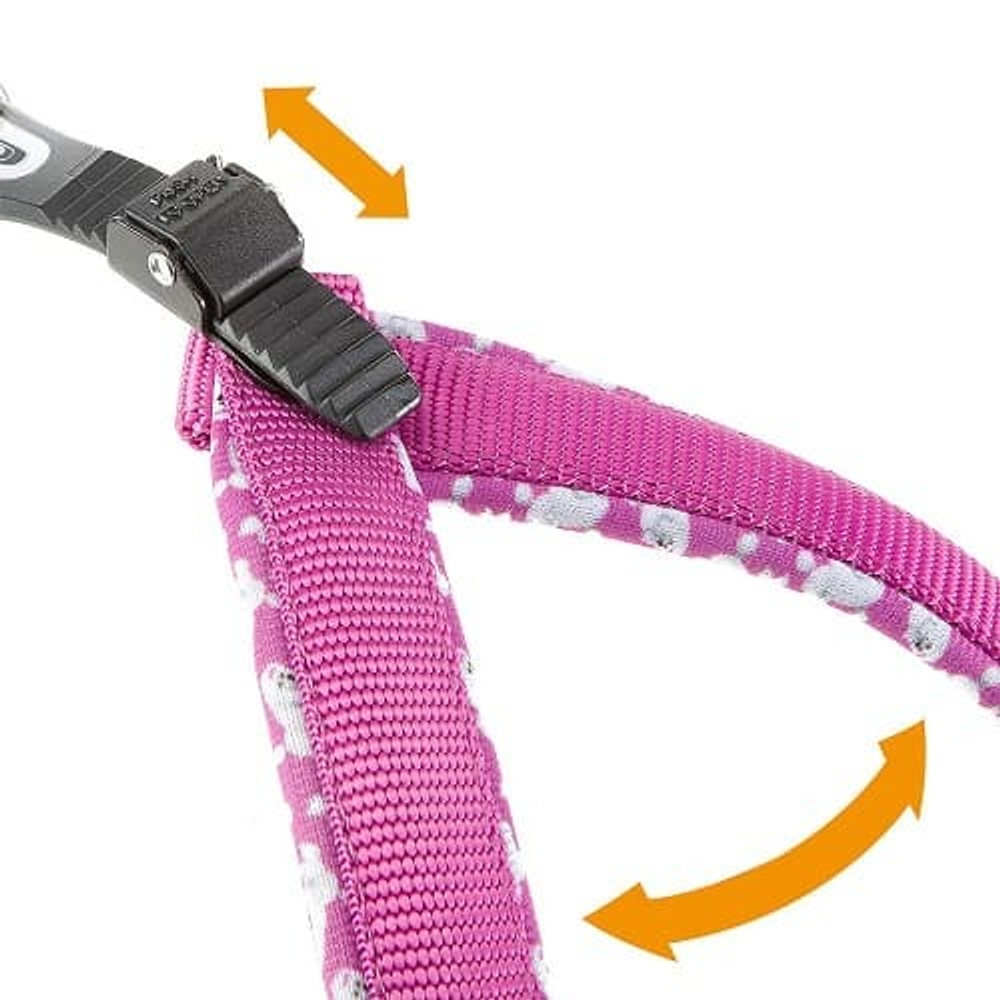 Шлейка AGILA FANTASY 4 розовая, об. груди 44-52см_3