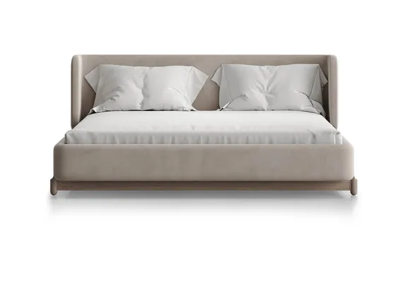 Кровать Basic спальное место 160*200 см (бежевый, антивандальная)