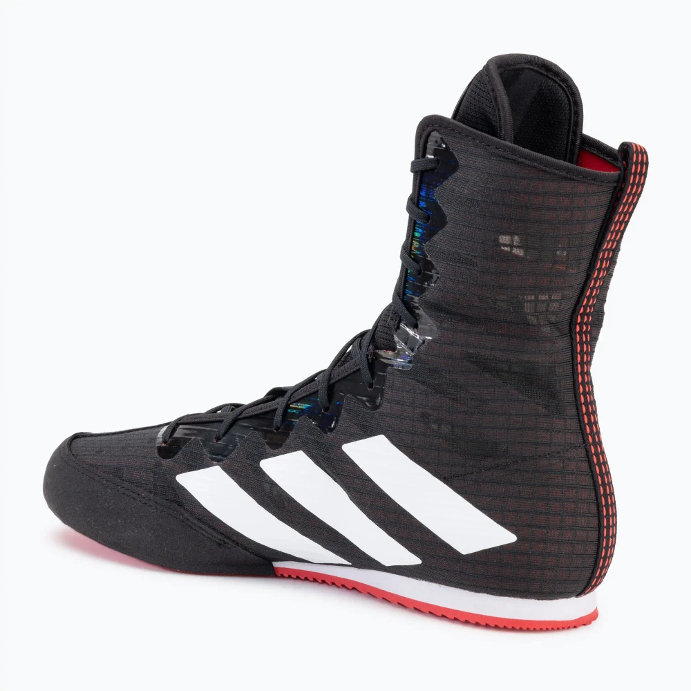 Боксёрки Adidas Box Hog 4 core black/cloud white/pure ruby