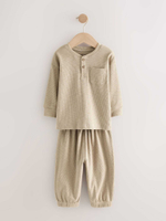 Пижама для мальчика Next AJ8-034, 3 шт., Серый, Хаки, Голубой