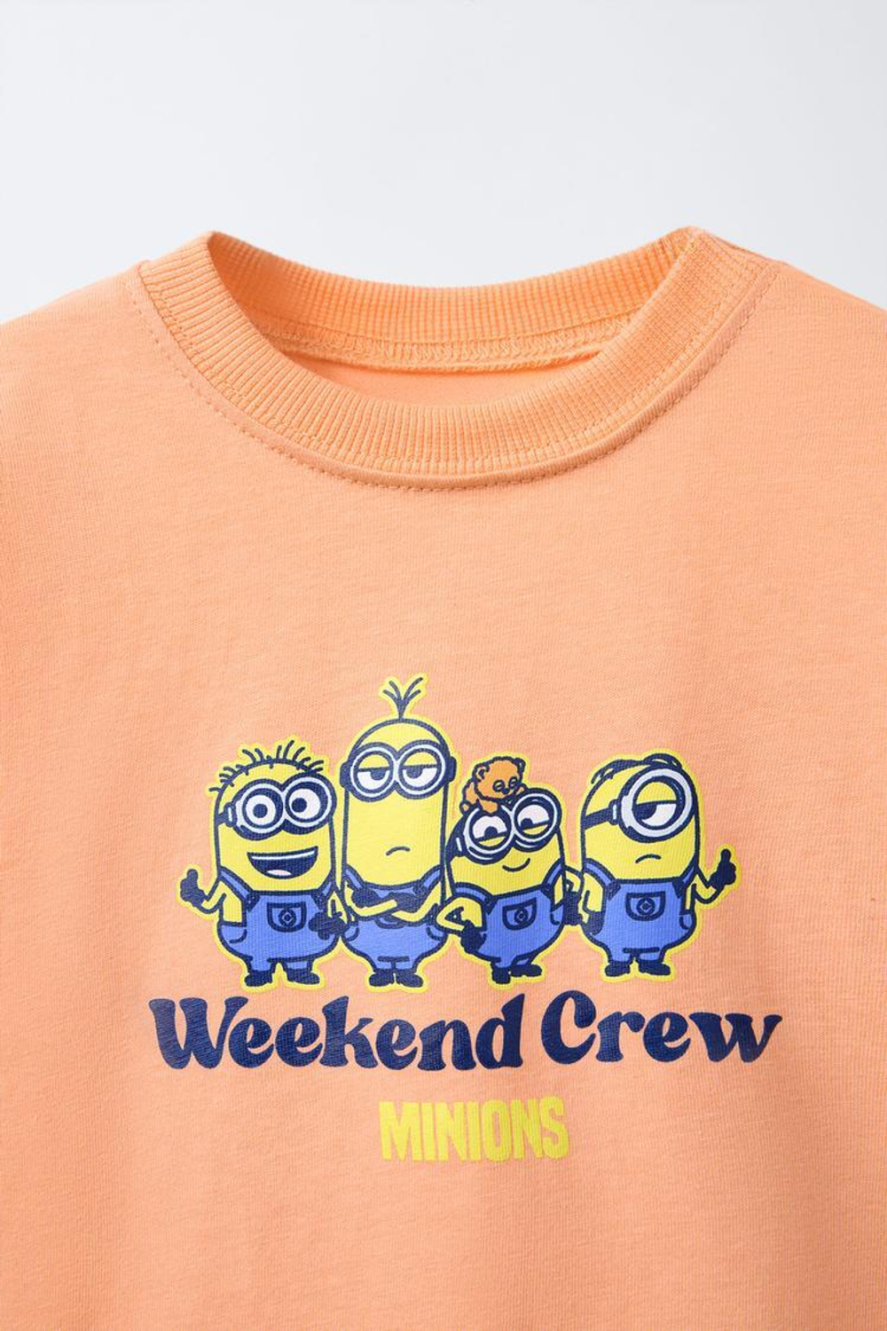 ZARA ФУТБОЛКА С ПРИНТОМ MINIONS ©, ОРАНЖЕВЫЙ