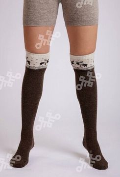 Гольфы из 100% монгольской шерсти