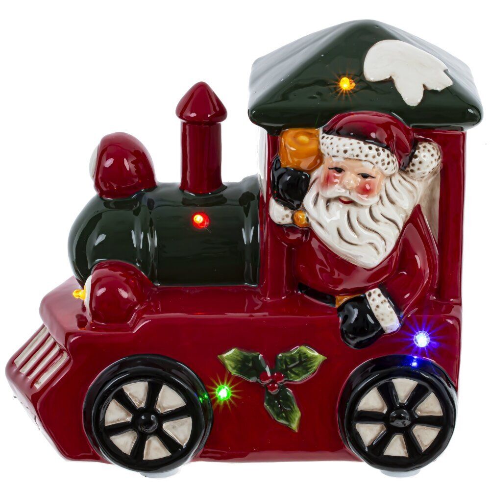 GAEM Фигурка декоративная "Поезд" с подсветкой (АААх3, н/п), L17 W11 H16 см