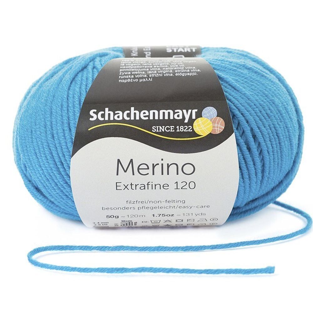 Пряжа Schachenmayr Merino Extrafine 120 (00168)