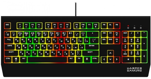 Клавиатура HARPER Gaming Typhoon GKB-25 черный
