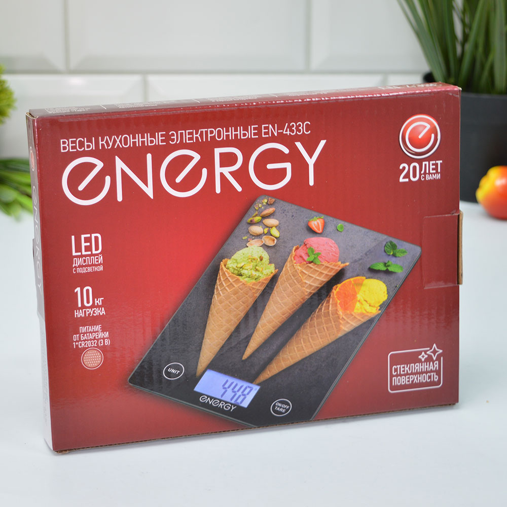 Весы кухонные электронные ENERGY EN-433C, 10кг
