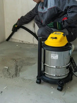 Строительный пылесос промышленный, электрический ZORGEPRO VC-15 ( 1500 Вт, 15 литров, Шланг 1,5М, фильтр, сухая/влажная уборка )