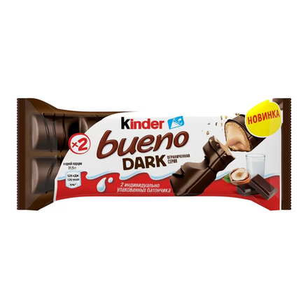 Вафли Kinder Bueno Dark 43 гр