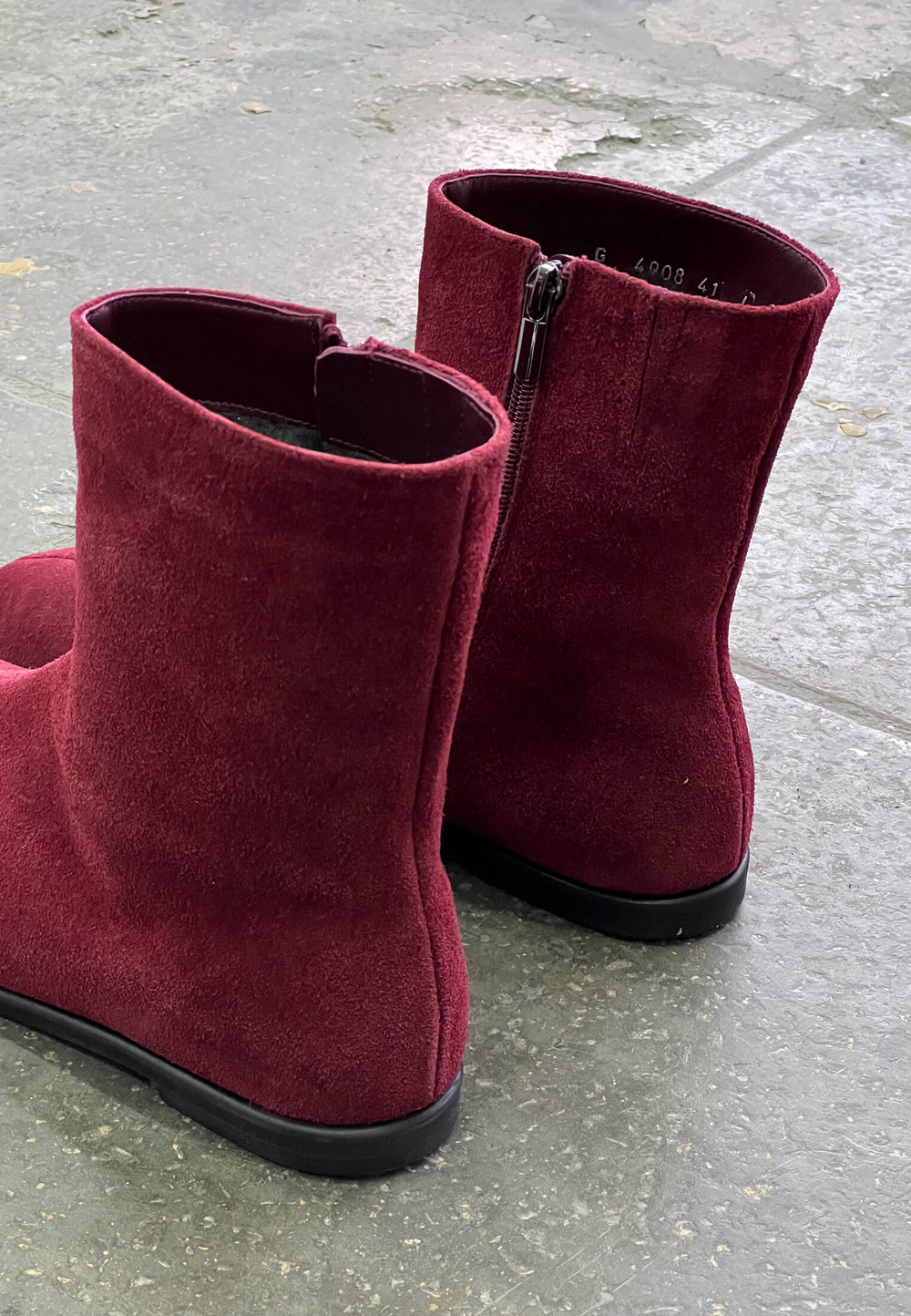 Ботинки // Bordo // Suede