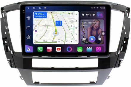 Магнитола Mitsubishi Pajero Sport 3 2020-2024, Montero Sport (прямоугольный климат) - FarCar BM3118M монитор 10.36" QLED на Android 14, TS10, 4+32Гб, CarPlay, 4G SIM-слот