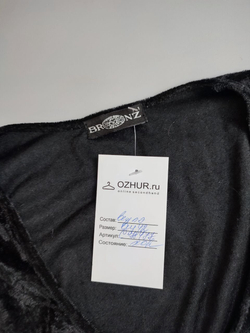 Платье Bronz бархатное 42 размер