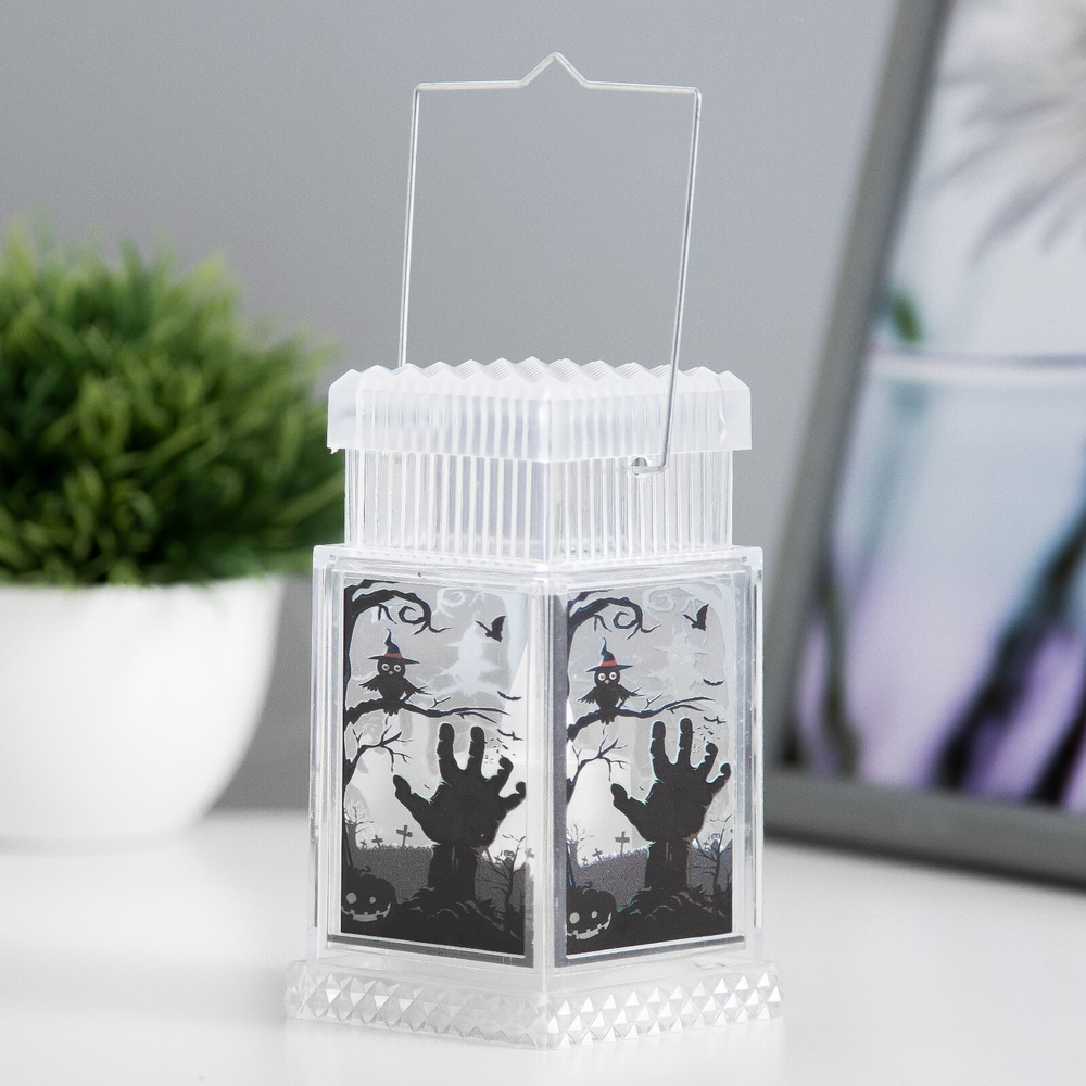 Фонарик на «Хэллоуин», 1 Вт, 6×6×10.5 см, МИКС