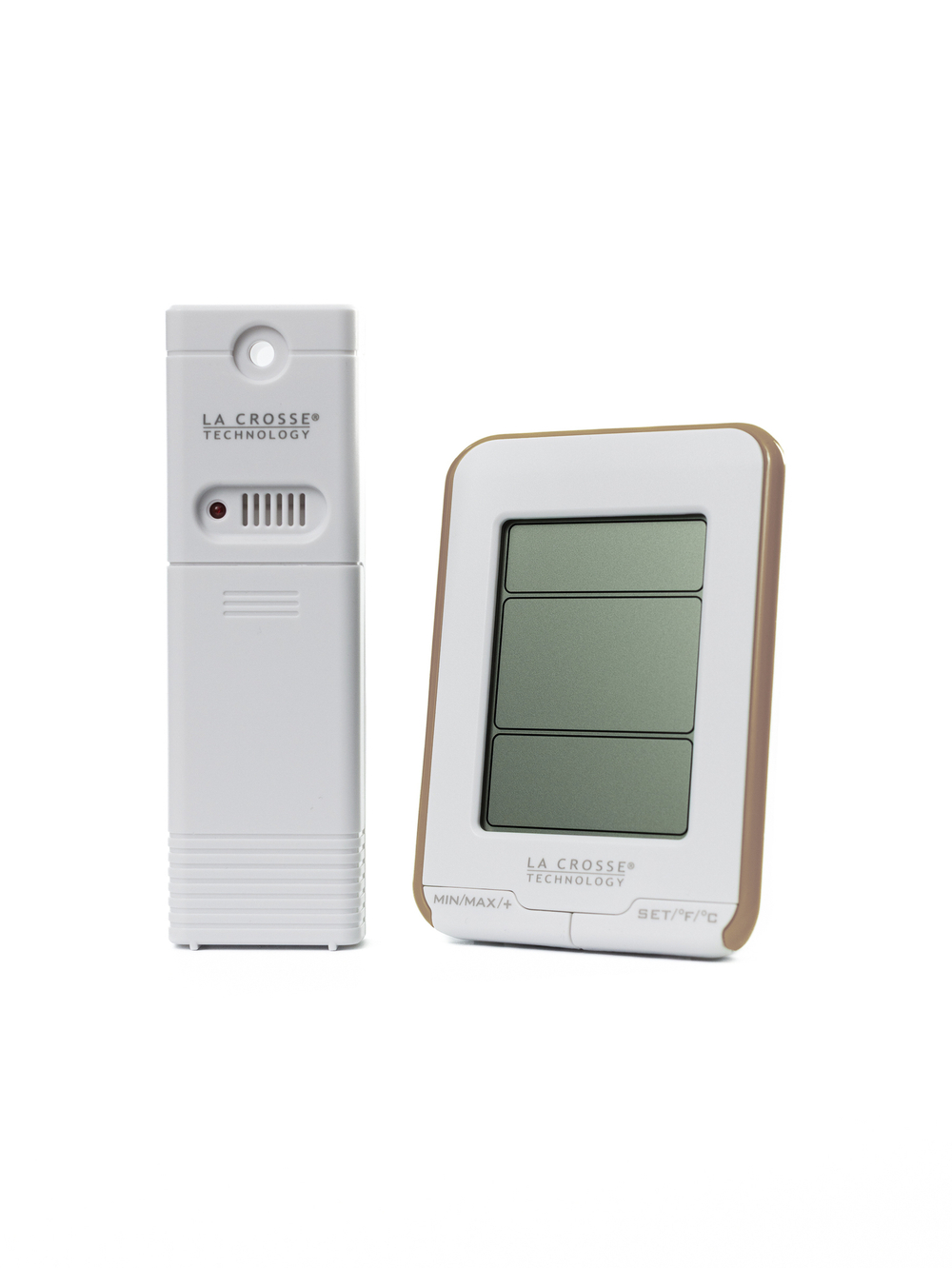 Термометр LA CROSSE WS6810 с наружным датчиком, taupe (серо-коричневый)