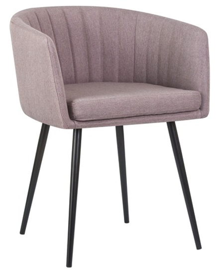 Стул обеденный DOBRIN ALINA, серая ткань (LAR-106D-25)