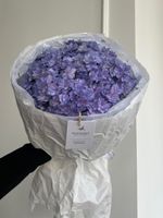 Букет из гортензии в фиолетовом оттенке