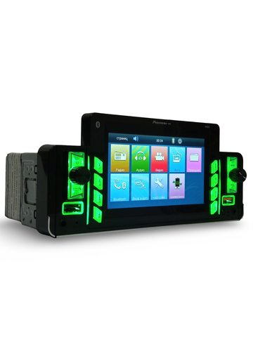 Автомагнитола MP3/MP4/FM экран 4.3" RGB BT DV-Pioner.OK 4422