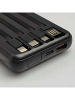 Внешний аккумулятор Mietubl MTB-PBWW06 10000mAh Magsafe, 3A, Type-C+1 встр. кабель, дисплей White