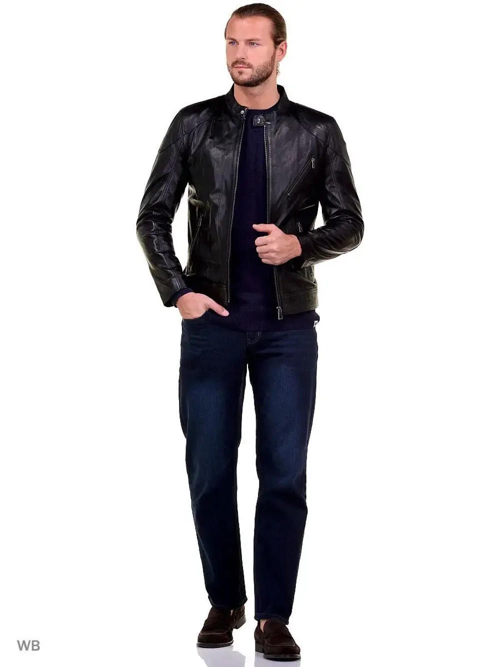 Куртка мужская  из натуральной кожи