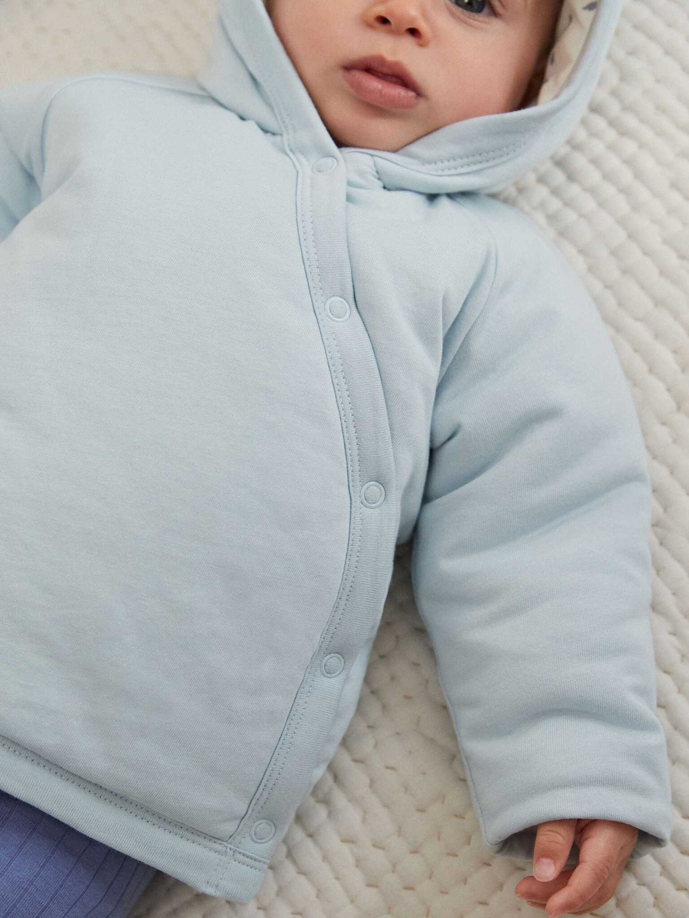 Куртка с запахом для малышей Next K82-018, Голубой