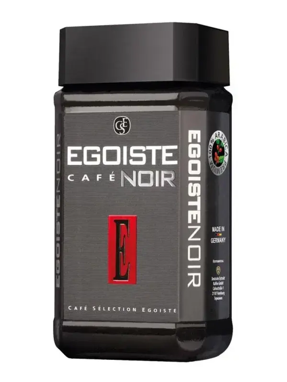 Кофе растворимый EGOISTE Noir, 100 г