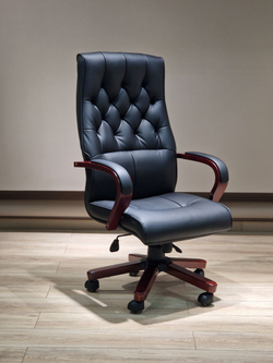 Кресло офисное 2338 582045 Black color LEATHER