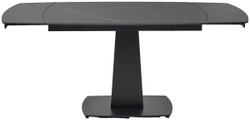 Стол BALDE 120 MATT BLACK MARBLE SOLID CERAMIC / BLACK, ®DISAUR