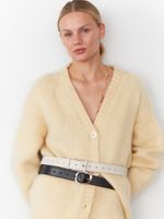 БАЗОВЫЙ РЕМЕНЬ С МЯТОЙ ПРЯЖКОЙ BLACK