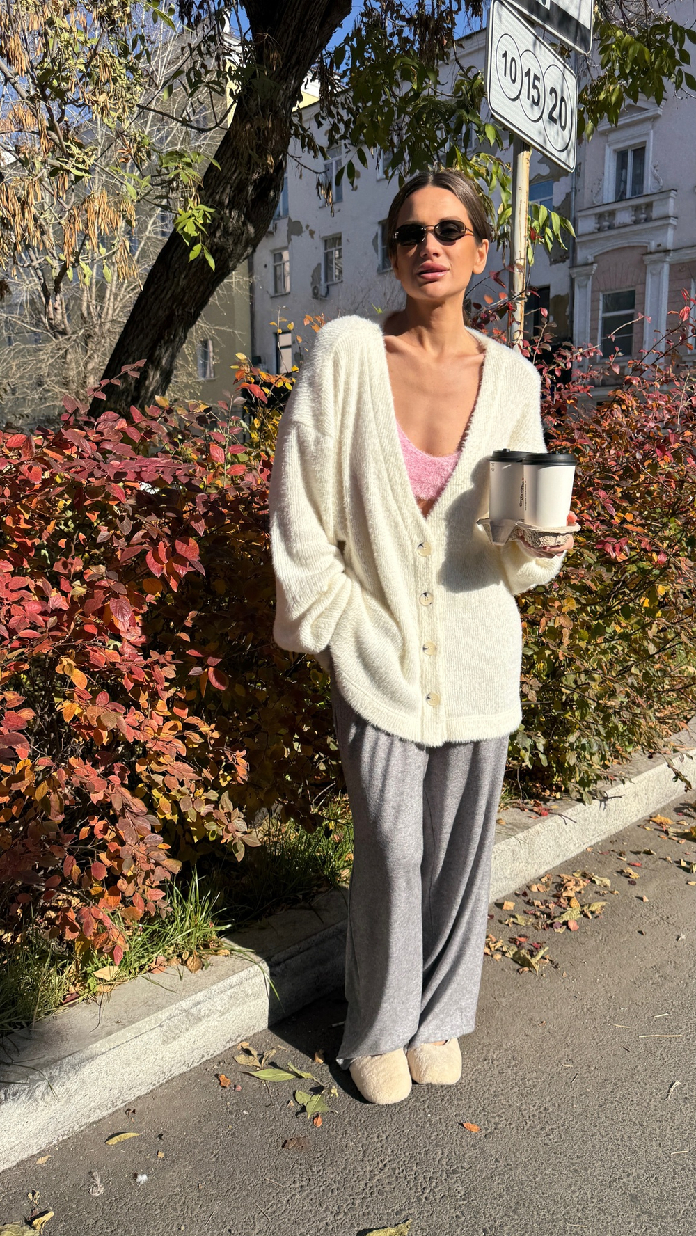 Кардиган "Женева" оттенок античный белый