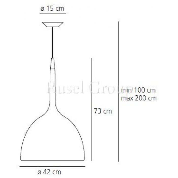 Подвесной светильник Artemide CASTORE SOSPENSIONE CALICE 42