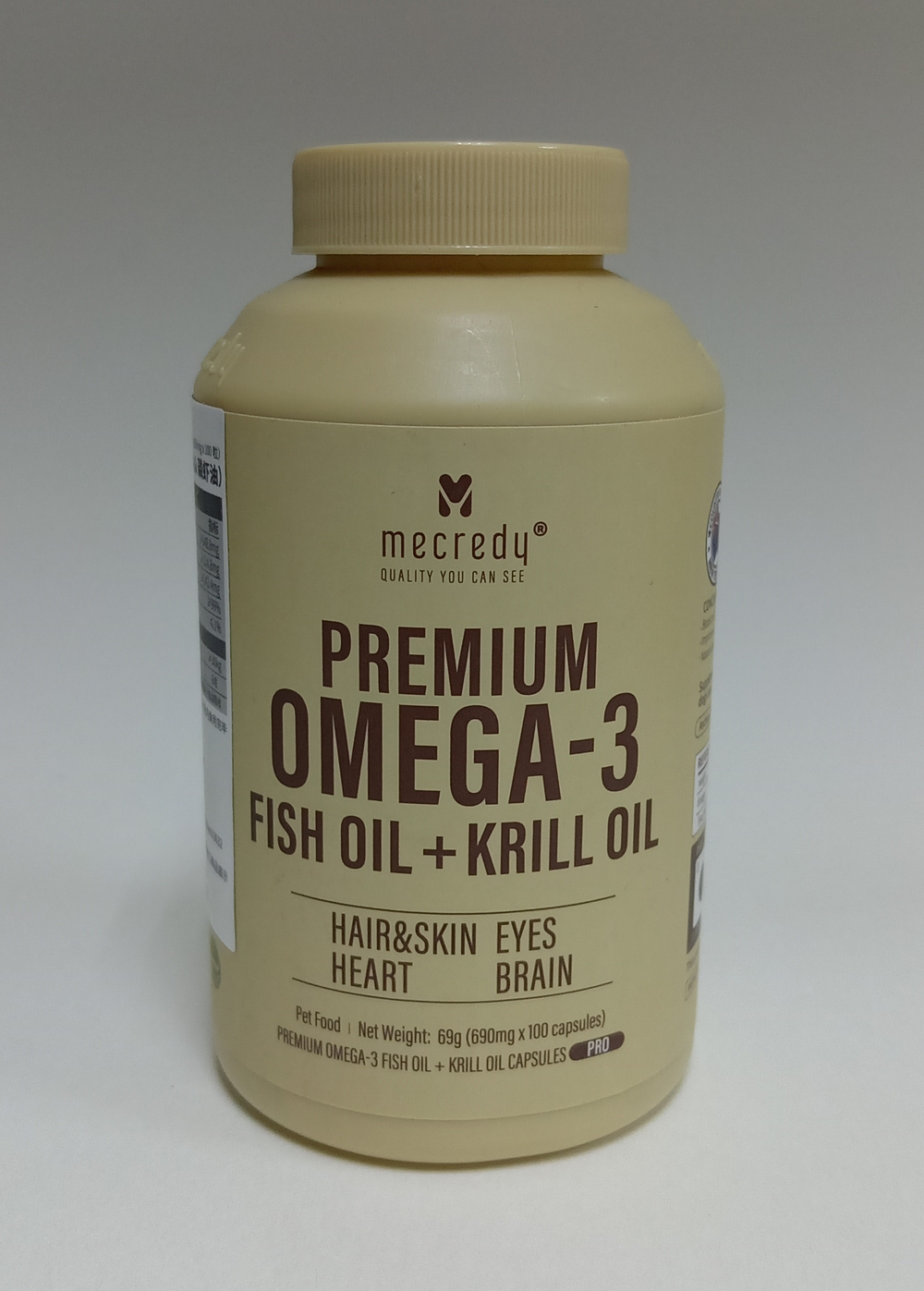 Mecredy пищевая добавка Premium Omega-3 Fish Oil + Krill Oil