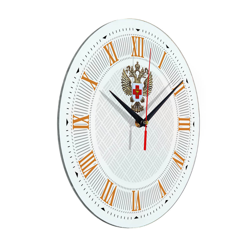Настенные часы "Эмблема Здравоохранения 02 23" Декор для дома, подарок