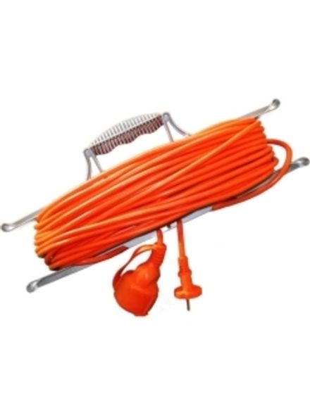 Удлинитель шнур на рамке "UNIVersal" УШ-10 IP-54 ПВС 3*0,75 1гн. з/к 10м